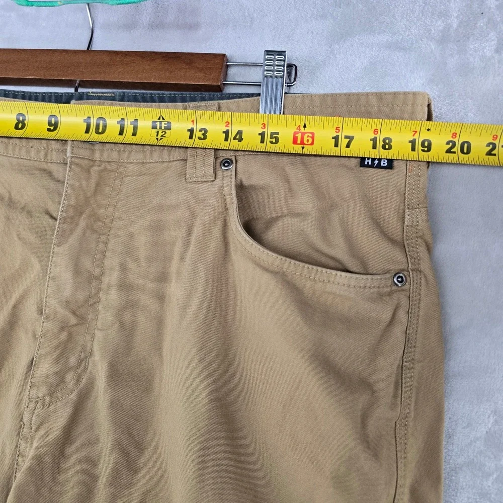Howler Brothers Frontside 5-Pocket Pants Mens 40x32 Tan Cordura Stretch Canvas